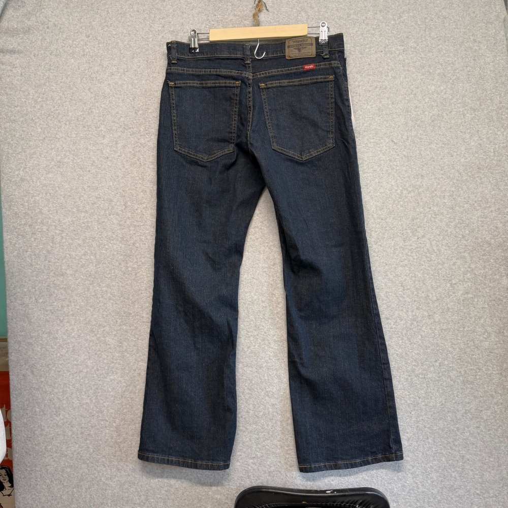Wrangler Jeans Boys 16 Husky Dark Blue Classic Bootcut Five Star Premium New - Picture 6 of 13